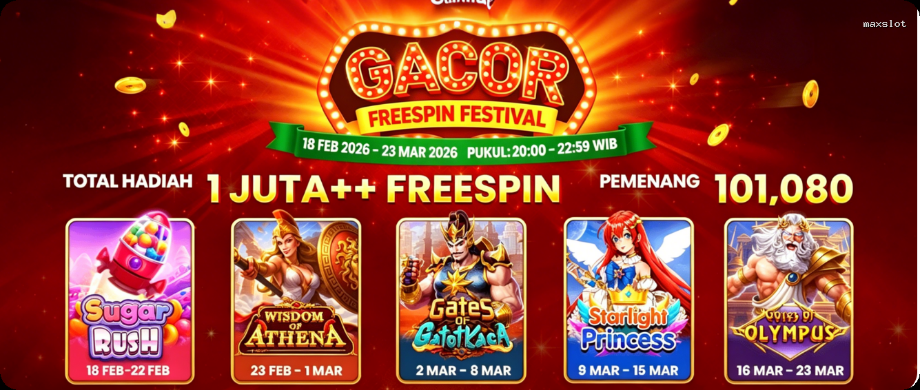 Login maxslot Sekarang Bonus Melimpah
